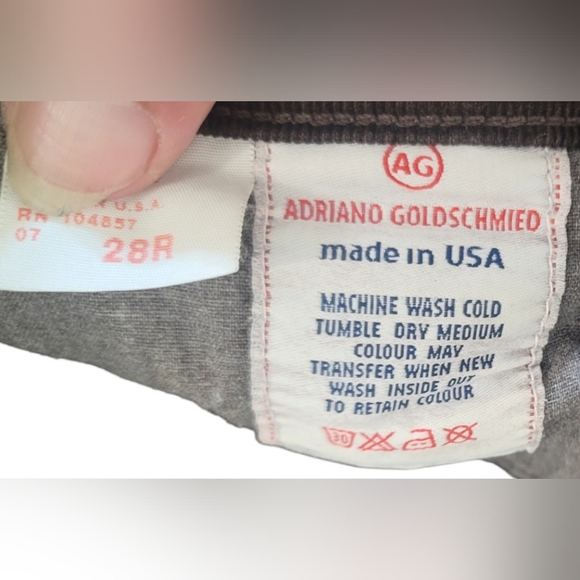 AG Adriano Goldschmied | The Angel Bootcut Java Corduroy Pants | Size: 28R - Picture 6 of 13